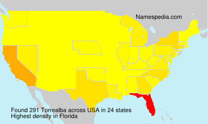 Surname Torrealba in USA Surname Torrealba in USA