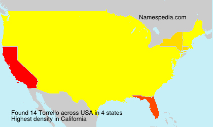 Surname Torrello in USA Surname Torrello in USA
