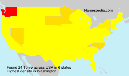 Surname Torve in USA Surname Torve in USA