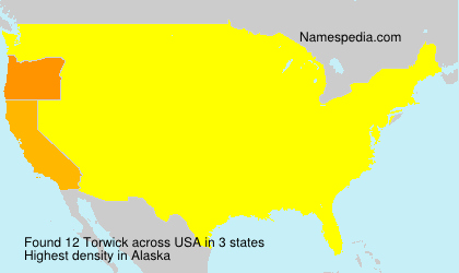 Surname Torwick in USA Surname Torwick in USA