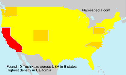 Surname Toshikazu in USA Surname Toshikazu in USA