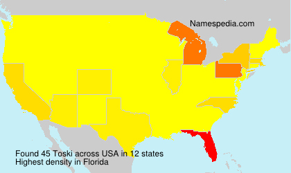 Surname Toski in USA Surname Toski in USA