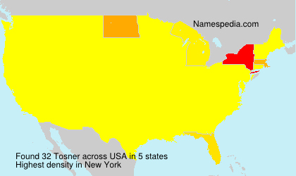 Surname Tosner in USA Surname Tosner in USA