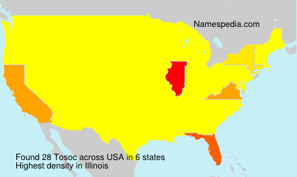 Surname Tosoc in USA Surname Tosoc in USA