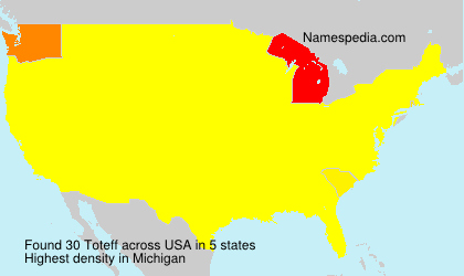 Surname Toteff in USA Surname Toteff in USA