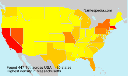 Surname Toti in USA Surname Toti in USA