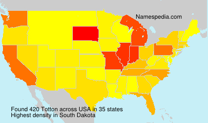 Surname Totton in USA Surname Totton in USA