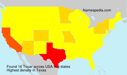 Surname Touar in USA Surname Touar in USA