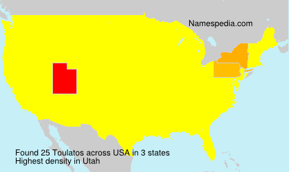 Surname Toulatos in USA Surname Toulatos in USA