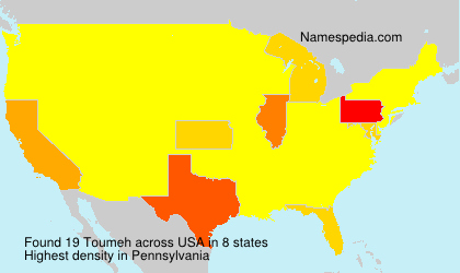 Surname Toumeh in USA Surname Toumeh in USA