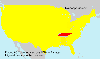 Surname Toungette in USA Surname Toungette in USA