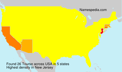 Surname Tourse in USA Surname Tourse in USA