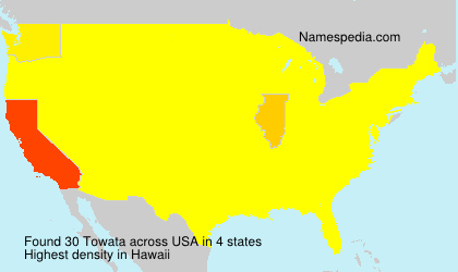 Surname Towata in USA Surname Towata in USA