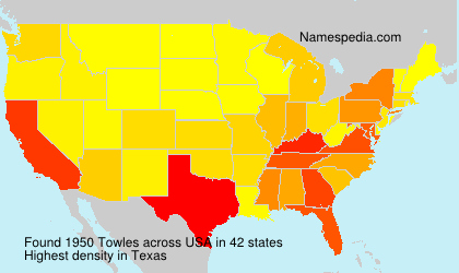 Surname Towles in USA Surname Towles in USA