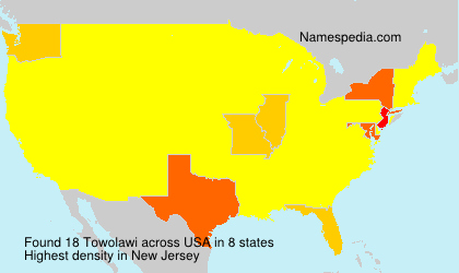 Surname Towolawi in USA Surname Towolawi in USA