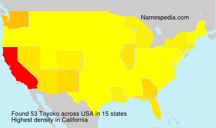 Surname Toyoko in USA Surname Toyoko in USA