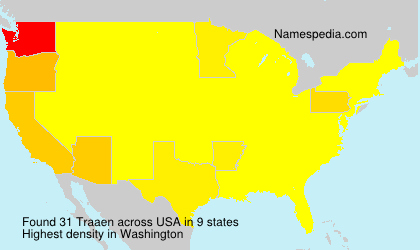 Surname Traaen in USA Surname Traaen in USA