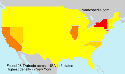 Surname Trabado in USA Surname Trabado in USA