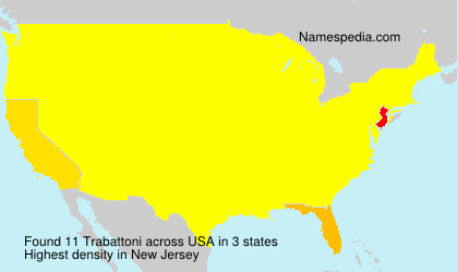 Surname Trabattoni in USA