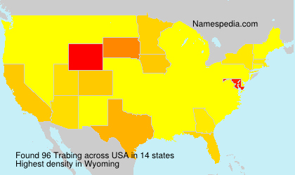 Surname Trabing in USA Surname Trabing in USA
