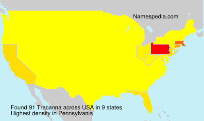 Surname Tracanna in USA Surname Tracanna in USA