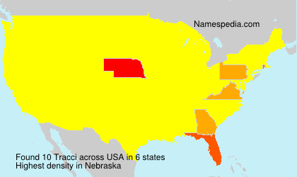 Surname Tracci in USA Surname Tracci in USA