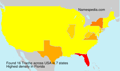 Surname Trache in USA Surname Trache in USA