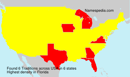 Surname Traditions in USA Surname Traditions in USA