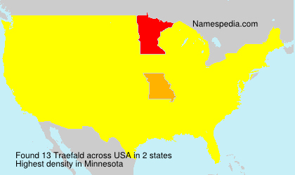 Surname Traefald in USA