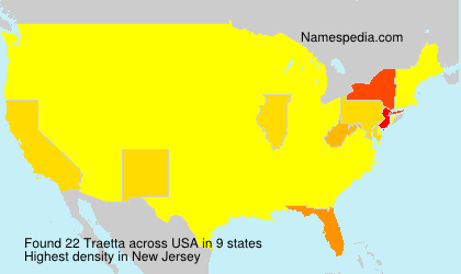 Surname Traetta in USA Surname Traetta in USA