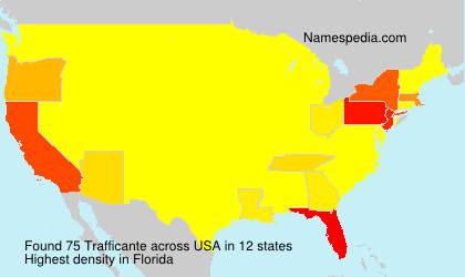 Surname Trafficante in USA Surname Trafficante in USA