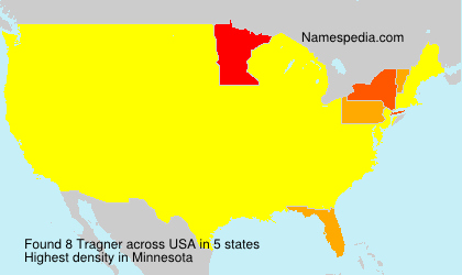 Familiennamen Tragner - USA