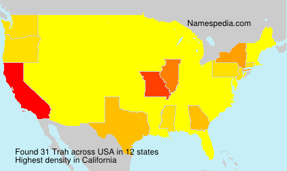 Surname Trah in USA Surname Trah in USA