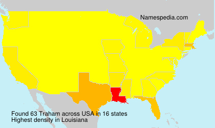 Surname Traham in USA Surname Traham in USA