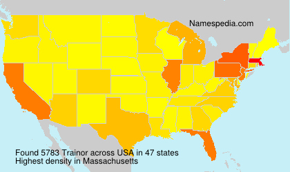 Surname Trainor in USA Surname Trainor in USA