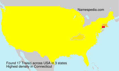 Surname Traisci in USA Surname Traisci in USA