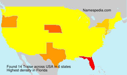 Surname Traise in USA Surname Traise in USA