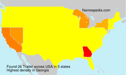 Surname Traitel in USA Surname Traitel in USA