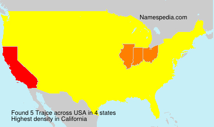 Surname Trajce in USA Surname Trajce in USA