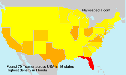 Surname Tramer in USA Surname Tramer in USA