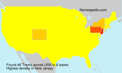 Surname Tramo in USA Surname Tramo in USA