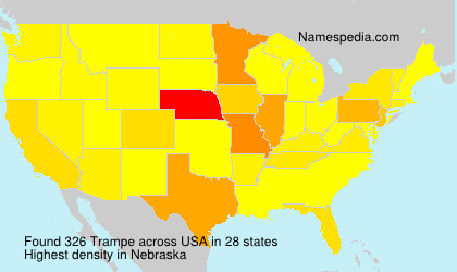 Surname Trampe in USA Surname Trampe in USA