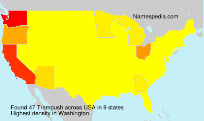 Surname Trampush in USA Surname Trampush in USA