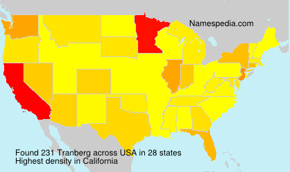 Surname Tranberg in USA Surname Tranberg in USA