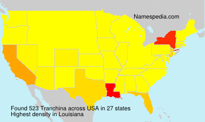 Surname Tranchina in USA Surname Tranchina in USA