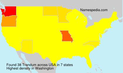 Surname Trandum in USA Surname Trandum in USA