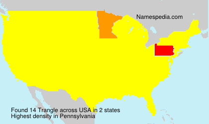 Surname Trangle in USA Surname Trangle in USA
