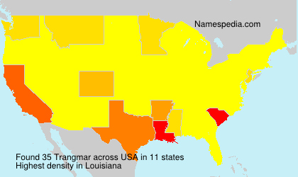 Surname Trangmar in USA Surname Trangmar in USA