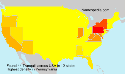 Surname Tranquill in USA Surname Tranquill in USA