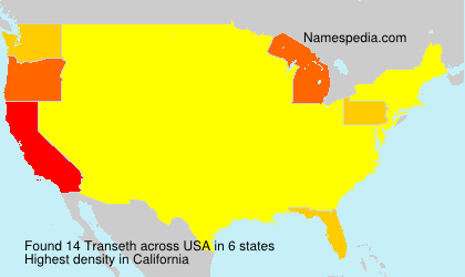 Surname Transeth in USA Surname Transeth in USA